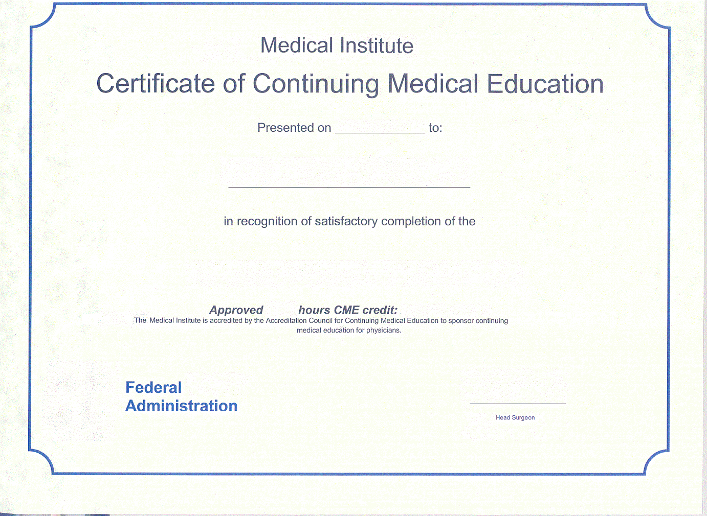 Medical Assistant Certificate – Certificate Templates Within Continuing Education Certificate Template