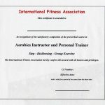 Personal Trainer Certificate Template