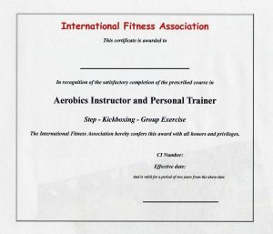 Personal Trainer Certificate Template