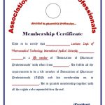 Pharmacy Technician Certificate Template